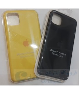 گارد سلیکونی اورجینال رنگ مشکی زرد گوشی ایفون مدل 11pro max -  ( کیفیت فوق العاده ) - داخل فوم - پاکنی 11pro max